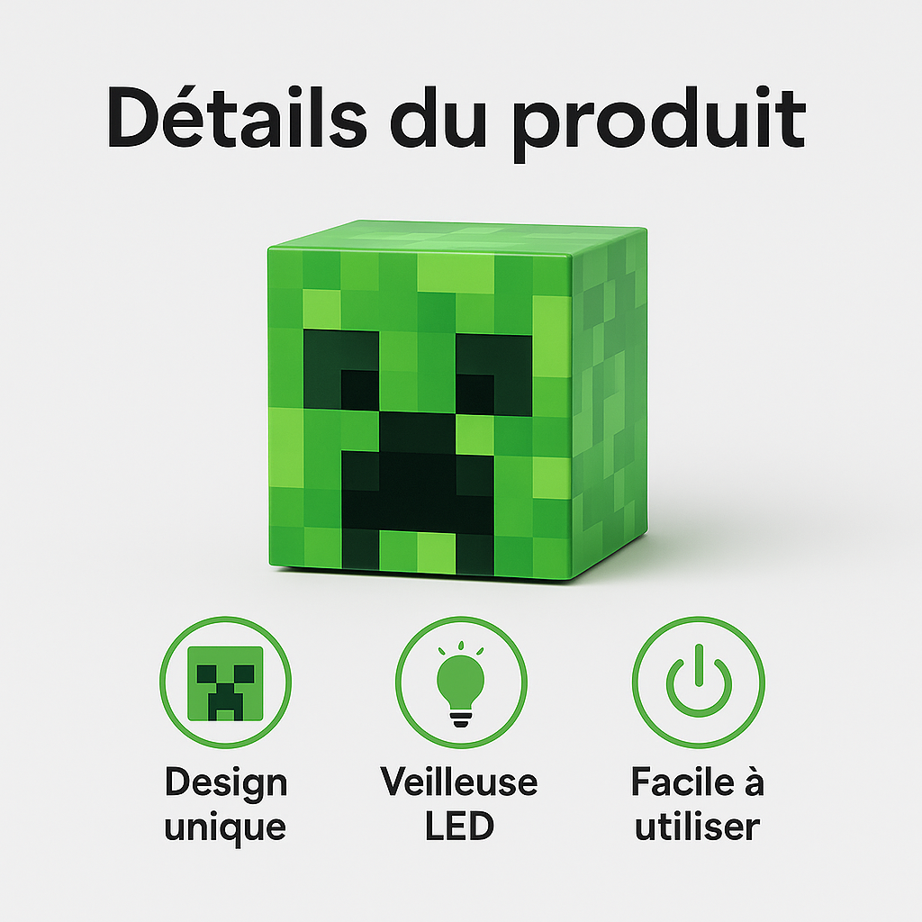 Creeper lampe de nuit