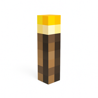 Torche Minecraft Lumineuse