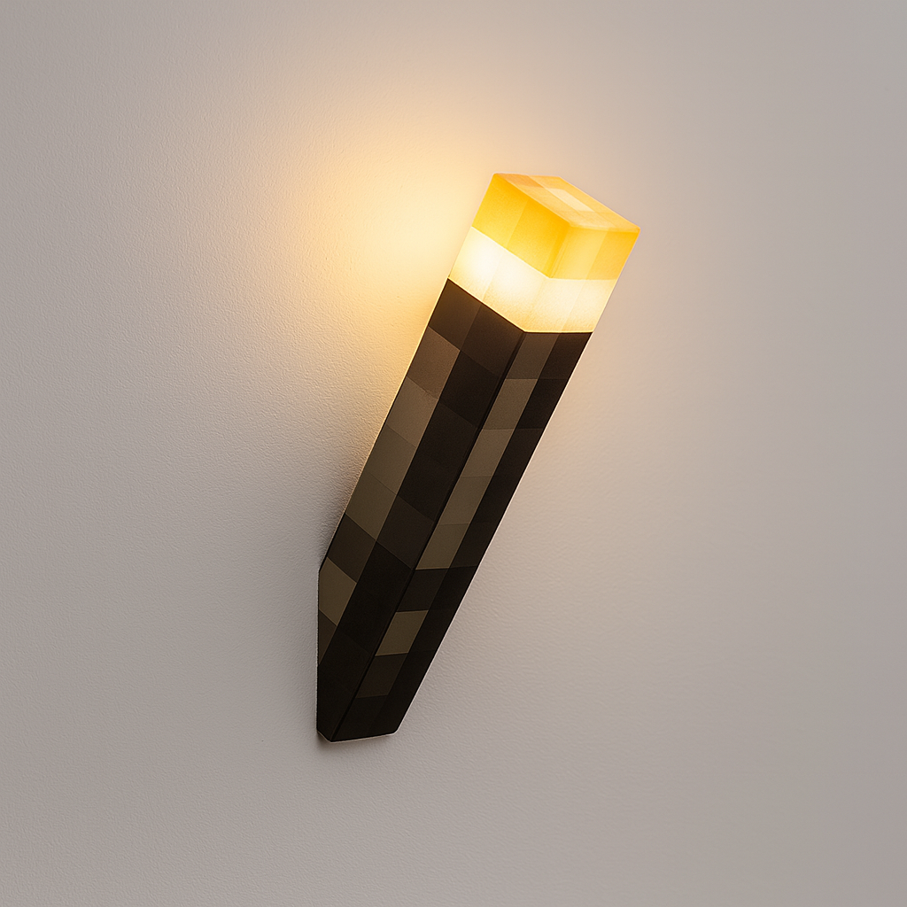 Torche Minecraft Lumineuse